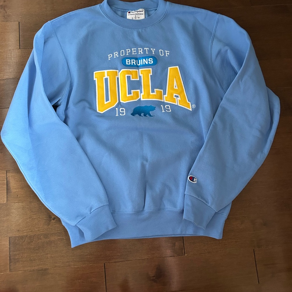 Champion Blue UCLA Crewneck Sweater